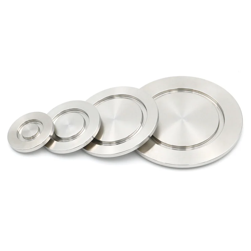 

SS304/316L Vacuum Blind Plate Blank Solid End Cap KF10 16 25 40 50 63 80 100 160 Sanitary Stainless Steel