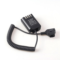 DMW-BLK22 Dummy Battery to D-Tap Vmount Gold Mount Plate for Panasonic LumixS5 S5II S5K S5C GH5II GH6 Camera Power Adapter Cable