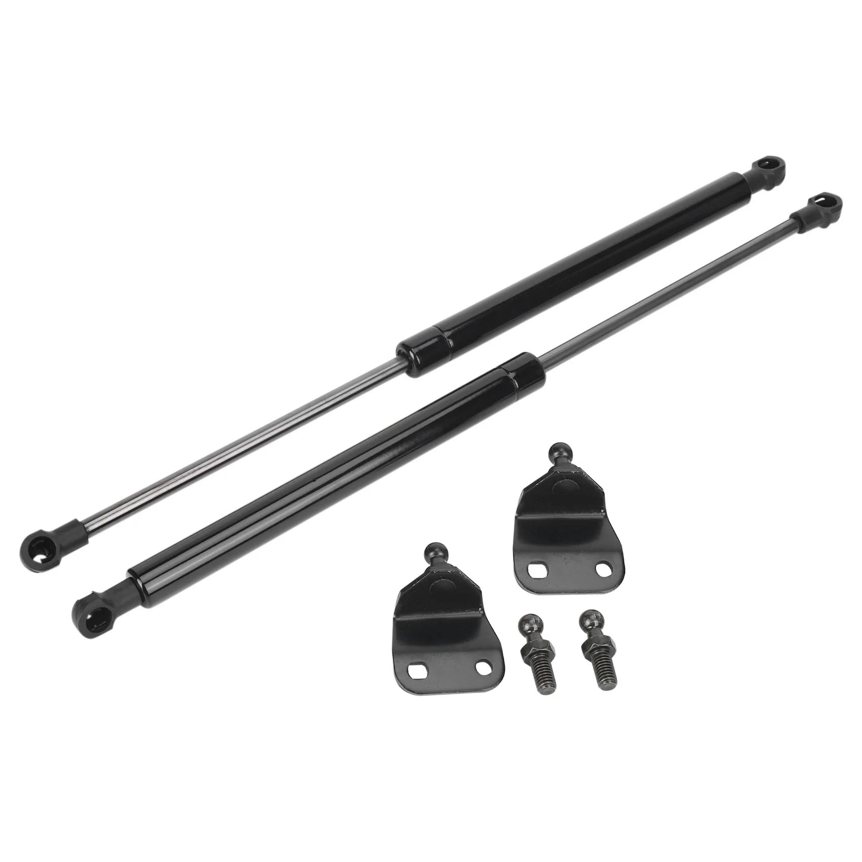2x universal 400mm 300n capa dianteira do carro capô traseiro tronco bagageira bota choque elevador strut suporte barra mola a gás