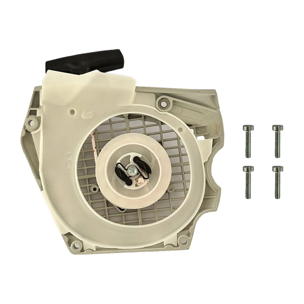 

For Chainsaw Repair White Chainsaw Starter Chainsaw Starter Replacement Part Lightweight Design Plastic Material
