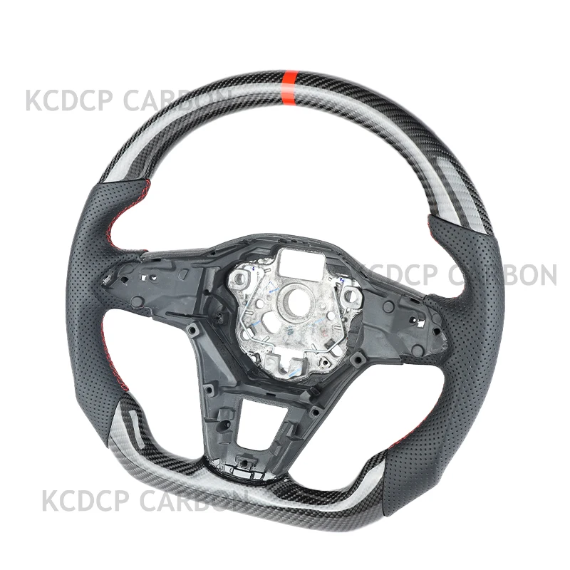 customized steering wheel suitable for VW mk8 gti 8 r golf 8 mk7 CC POLO R-LINE PASSAT GTD GTS GTE carbon fiber steering wheel