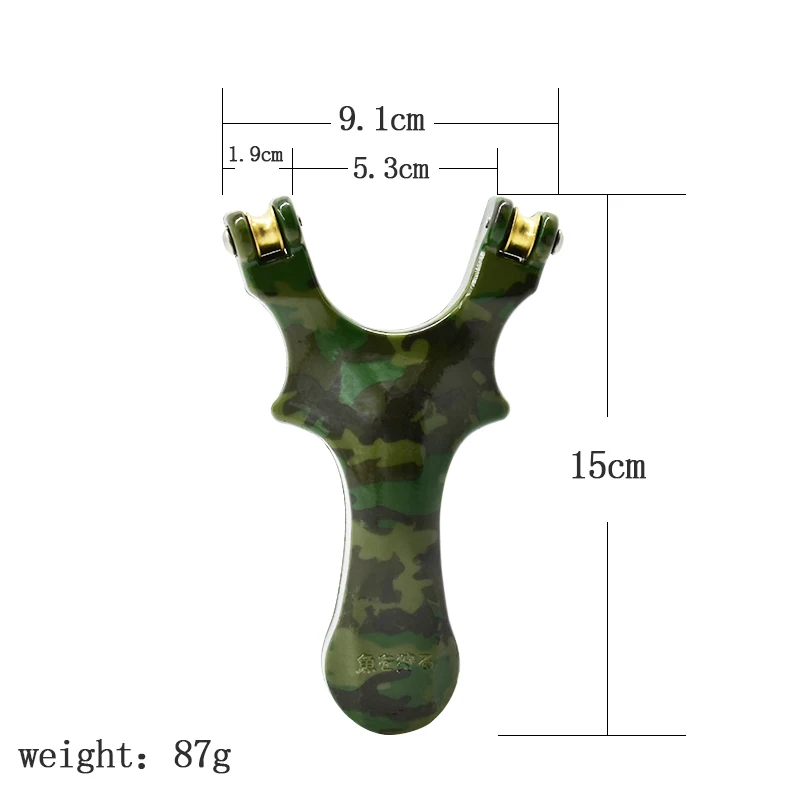 2023 Popular Pulley Slingshot High-strength Resin Slingshot Hunting Shooting Durable Sling Small Fish Shooting Slingshot