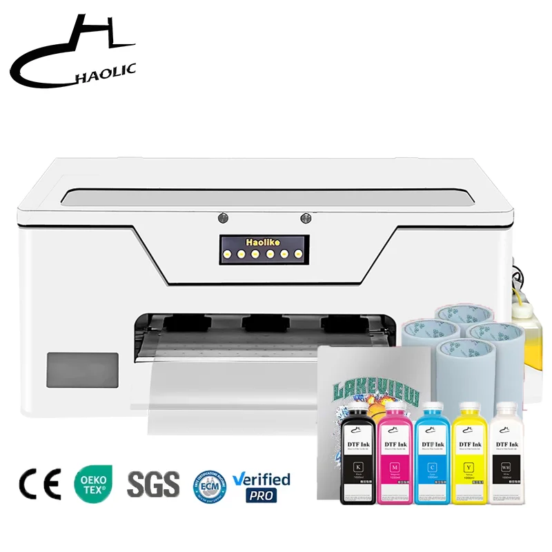 Brand New Multifunctional A3 DTF Printer XP600 XP600 Inkjet Printing Machine for Cotton Polyester Blended Nylon for DTF Printer