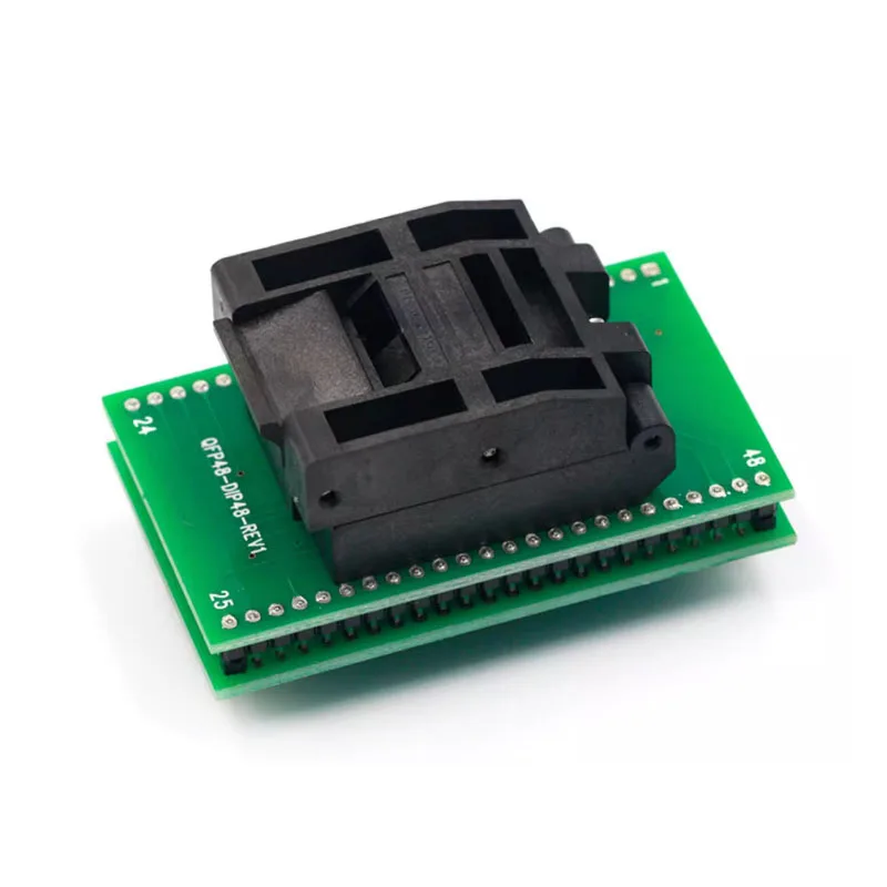 0.5mm Pitch QFP48 LQFP48 TQFP48 To DIP48 IC Programming Test Socket Chip Burning Adapter