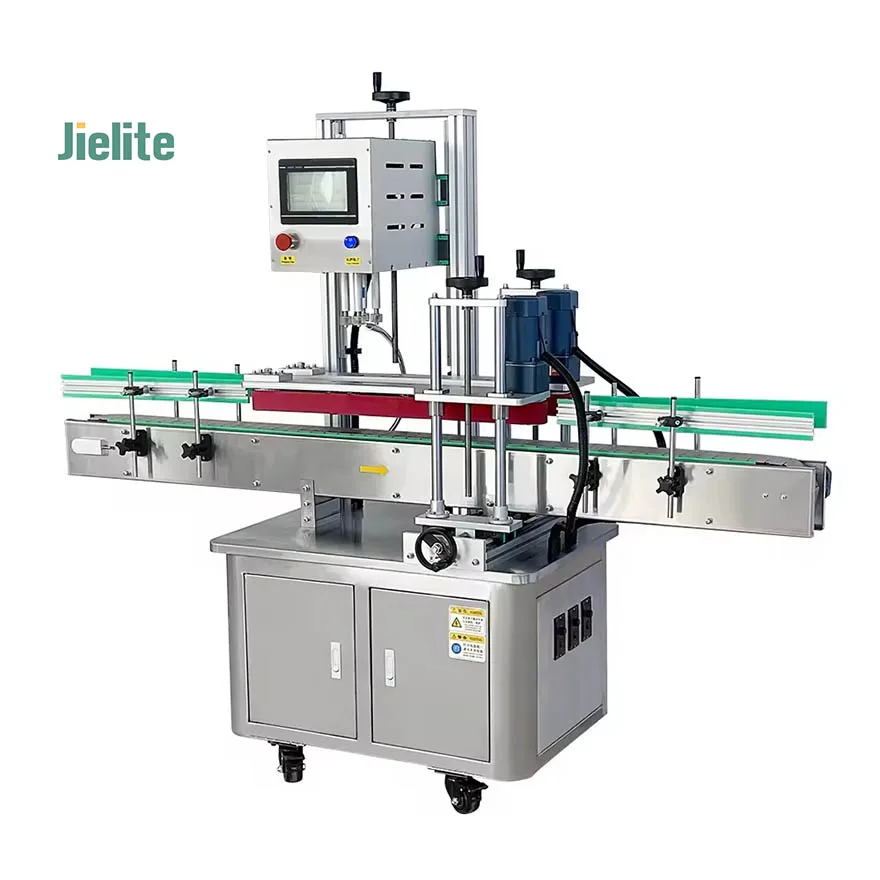 

New Semi-automatic Cap Feeder Capping Machine Cosmetic Bottle Screw Semi-automatic Capping Machine