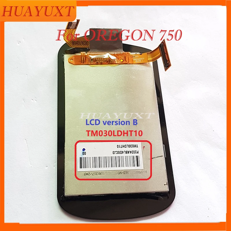 Original Complete LCD Screen For For GARMIN OREGON 750 Handheld GPS Display Panel TouchScreen Digitizer Repair Replacement