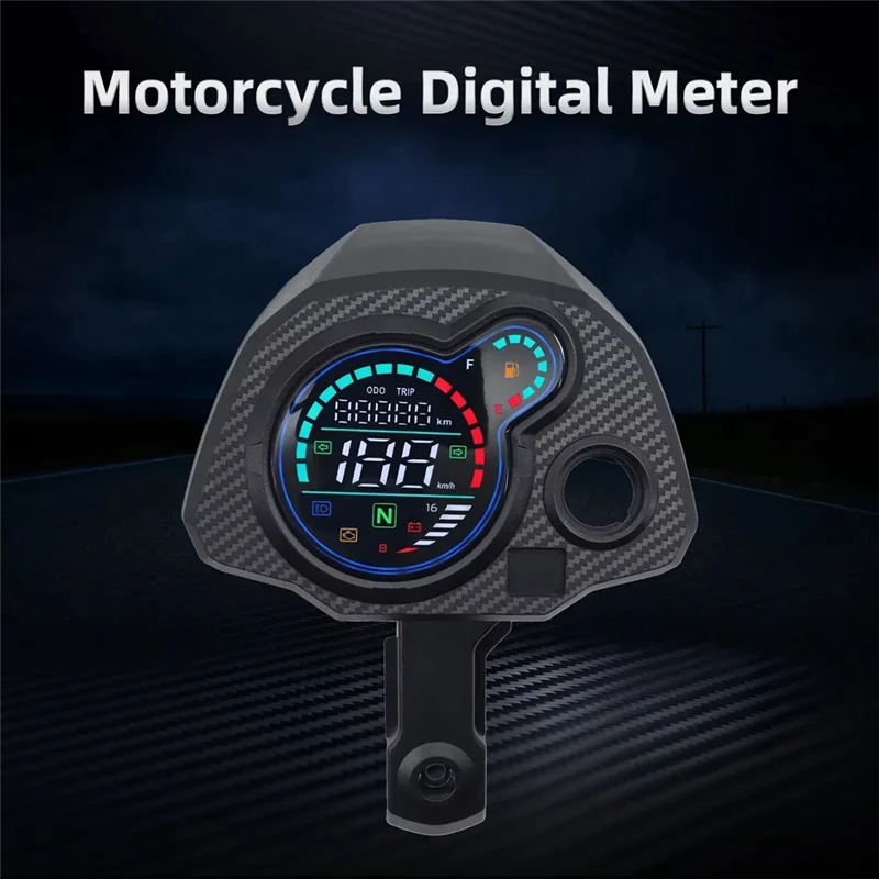 

Universal Motorcycle Digital Speedometer LCD Odometer Speed Meter For Honda Navi 110 Navi110 Digital Motor Dashboard