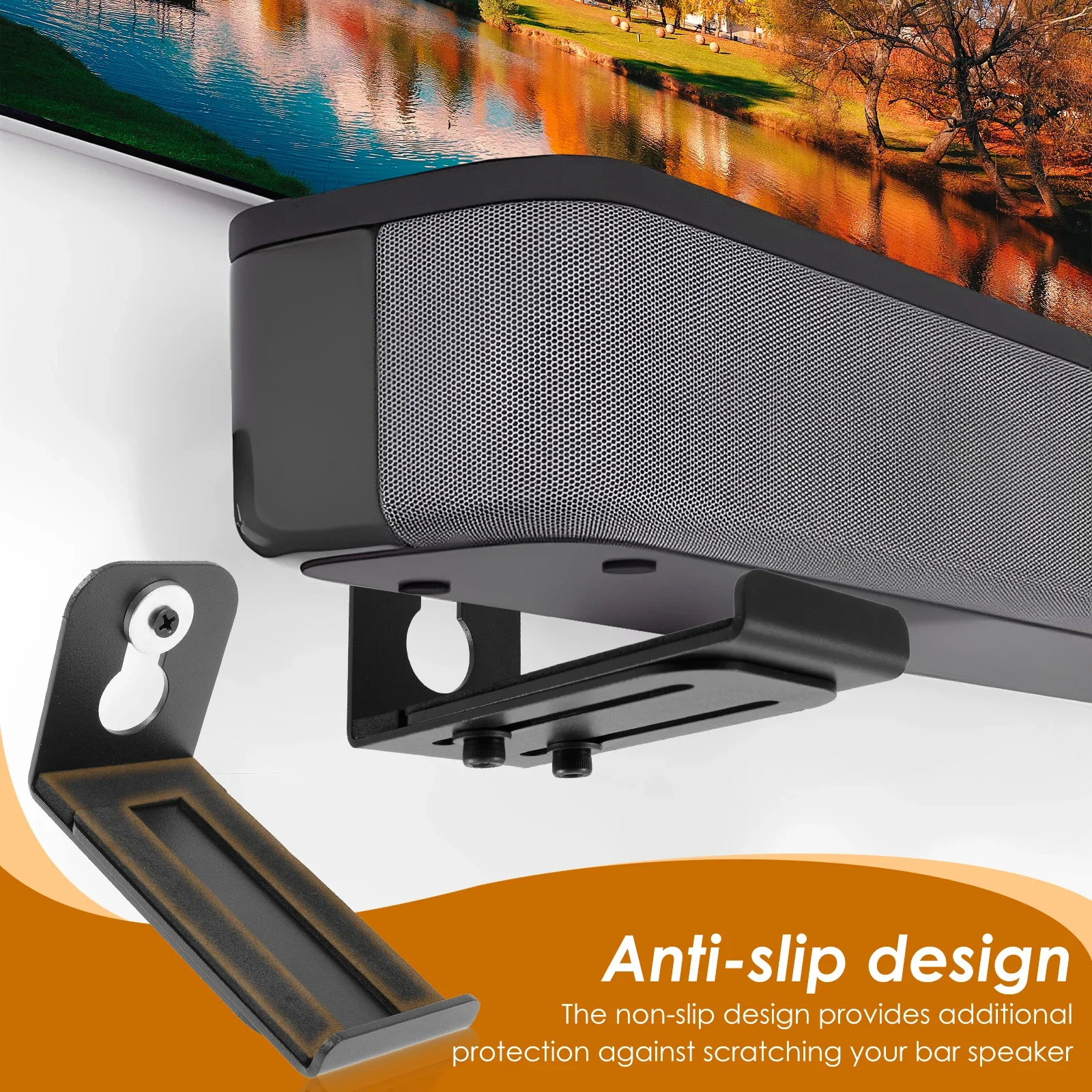 Sound Bar Mount Muurbeugel Een - Soundbar Wall Mount Bracket Universal recensie en prijs