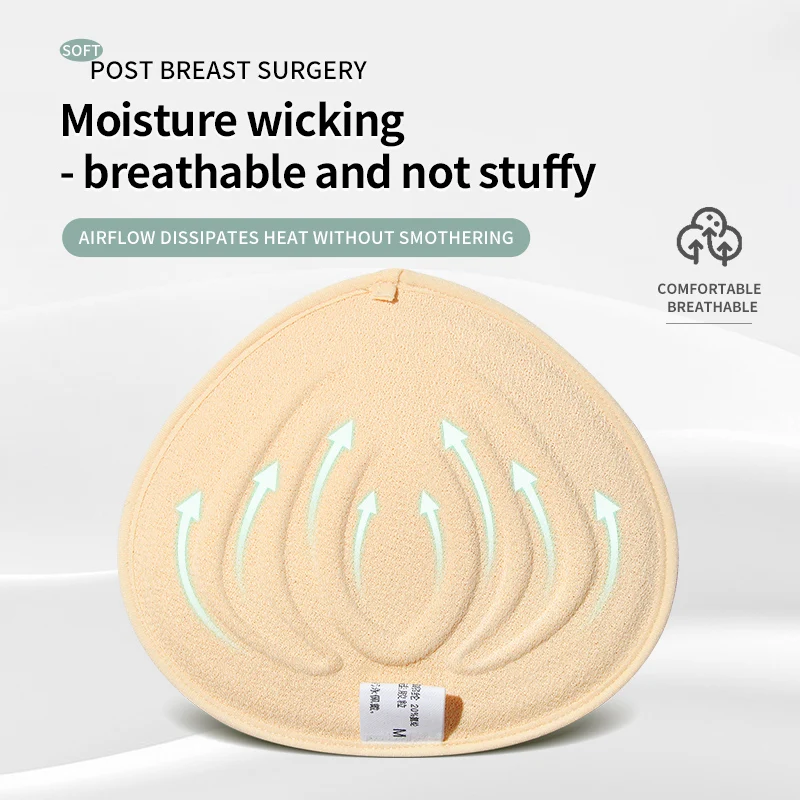 Lightweight  Women\'s New Style Latex Breast Prosthesis Perspiration Breathable Breast Bra Special False Breast Cancer Patients