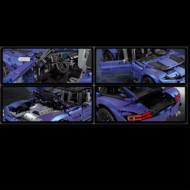 JIESTAR 92025 MOC Detailed Technical Sports Vehicle Building Blocks Bricks Assembling Model DIY Toys Christmas Gifts Set For Kid