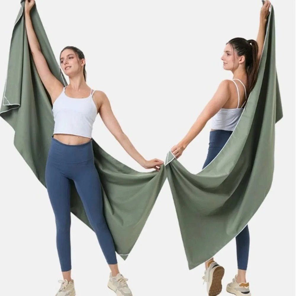 Multifunctional Portable Magnetic Bath Towel Quick-Drying Sand Free Beach Towel Soft Water-Absorbing Quick Dry Towel Home Use