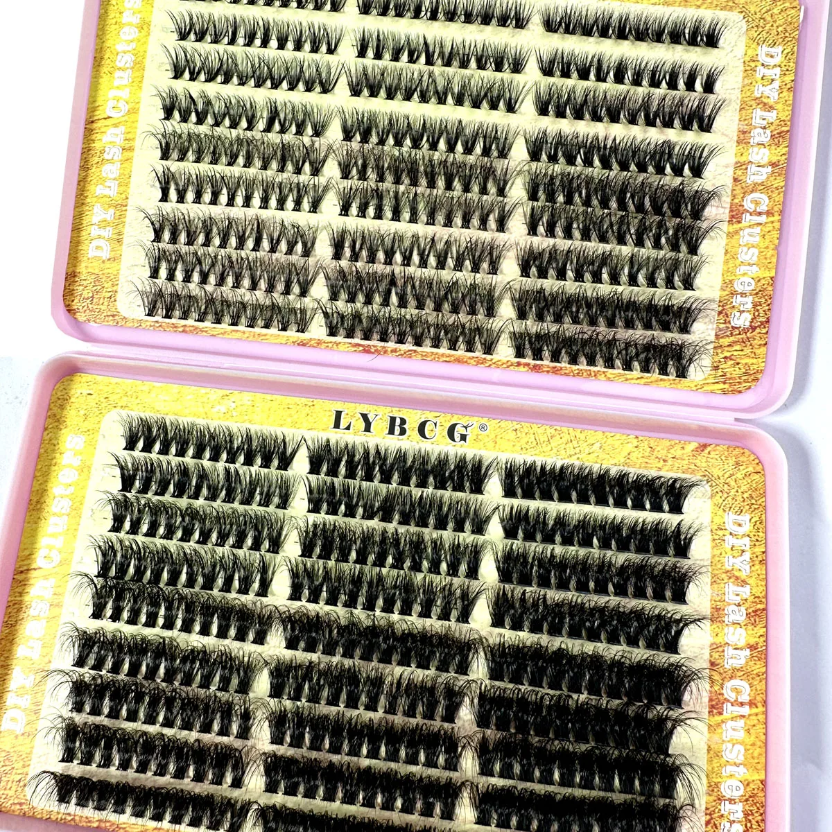 540 Stuks 5D Pluizige 10-18mm Mix Wimpers Cluster 30D-100DThick Wimper D/CC Krul Individuele Wimpers DIY Lash Extensions Wimpers