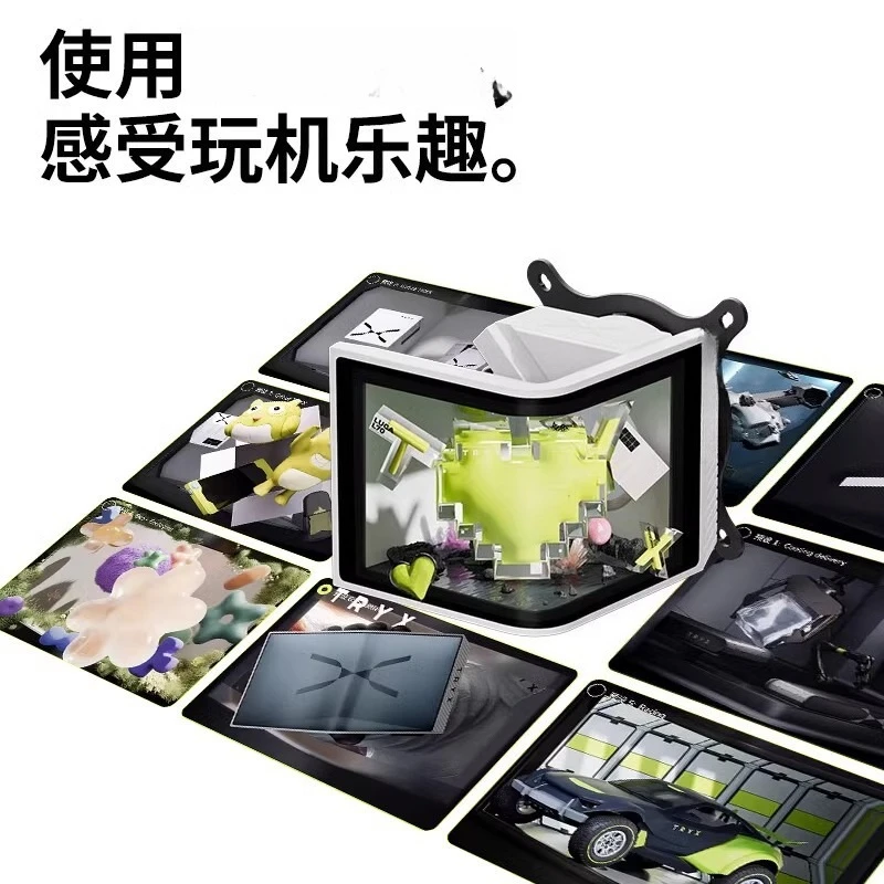 Water cooled cpu radiator curved display 3D computer fan