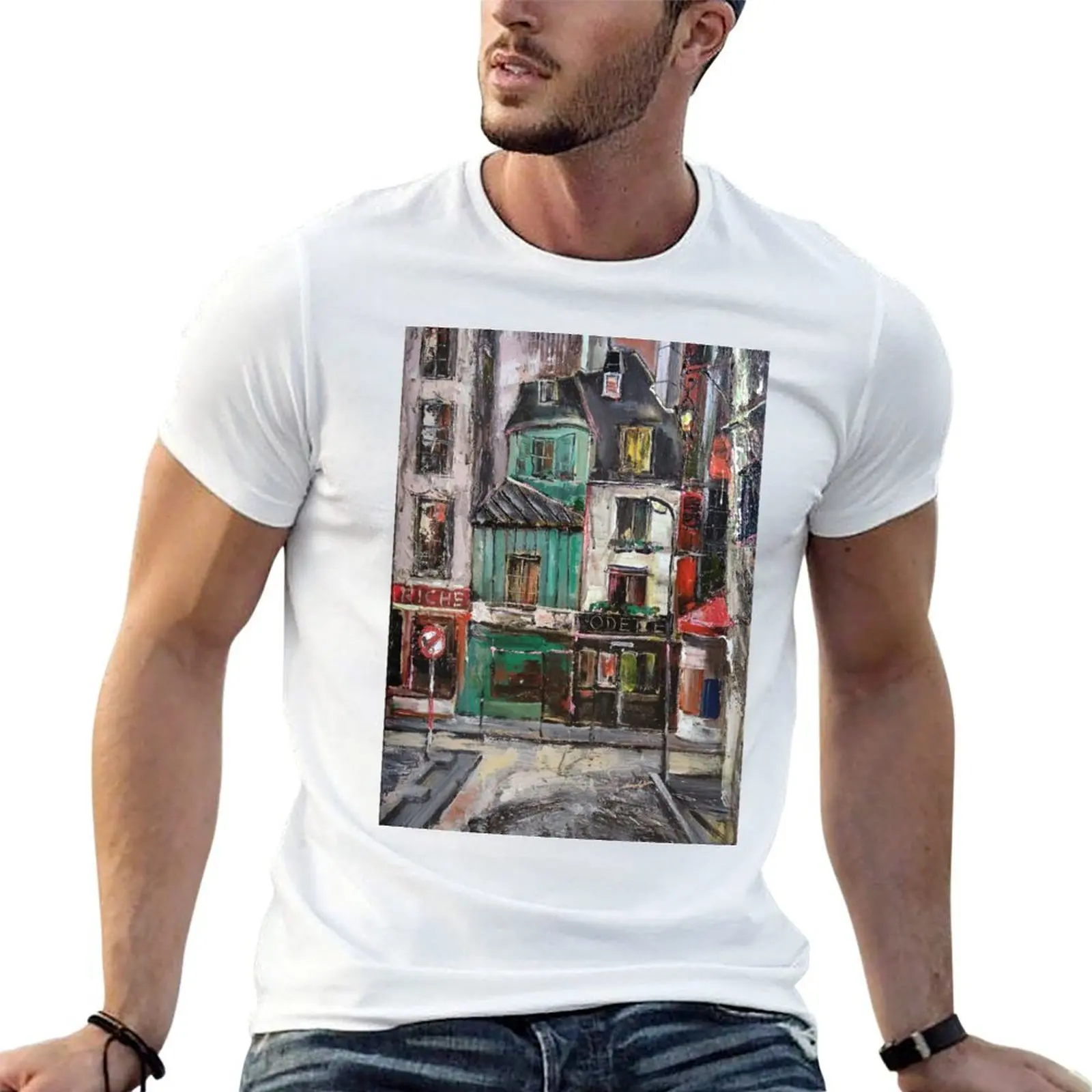 المنطقة القديمة II تي شيرت تي شيرت مخصص طباعة تي شيرت رجل فاخر تي شيرت الرجال 100% القطن الفاخرة العلامة التجارية تي شيرت