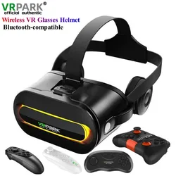 Occhiali VR per realtà virtuale Wireless originali J60 4K video Stereo 3D Google scatola di cartone auricolare casco per Smartphone Max 6.7