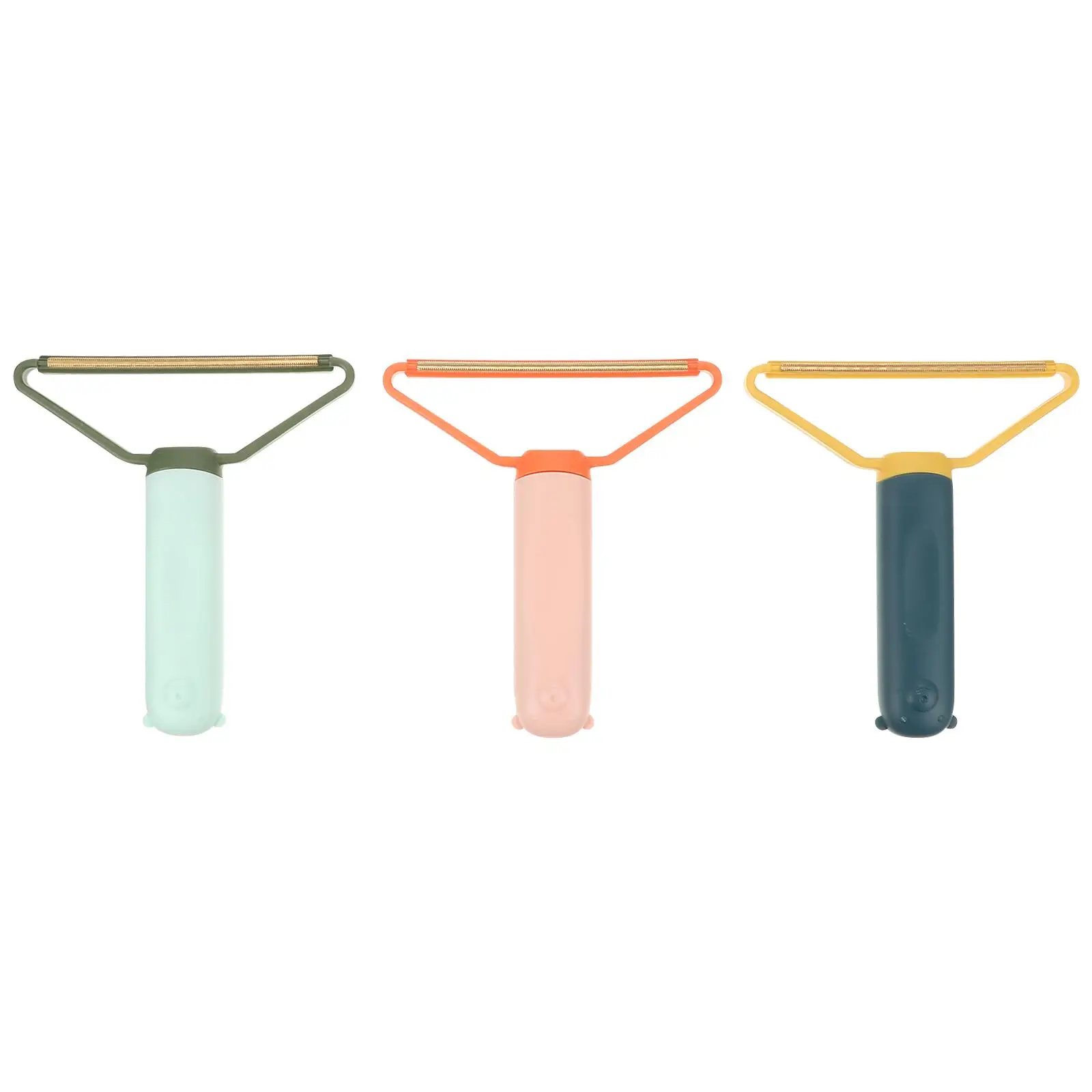

3 Pcs Manual Hair Catcher Double Sided Lint Cleaner Coat Remover PP Material Travel Size Clothes Hairball Cleaner