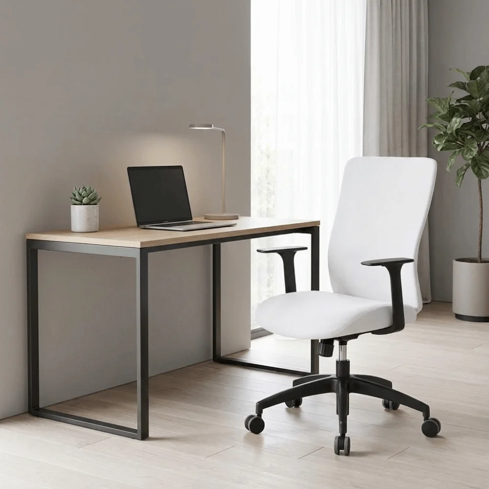 Polyester Fiber Computer Chair Covers All-Wrap High Stretch Office Chair Cover Washable Solid Color Lift Rotating Chair Case