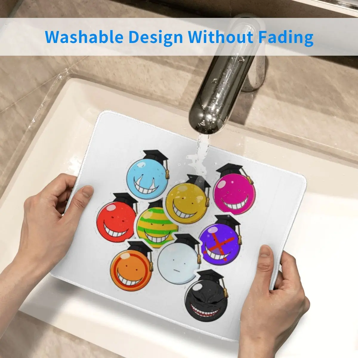 Alfombrilla de ratón Assassination Classroom Octopus Koro Sensei, alfombrilla para teclado de ordenador, alfombrilla para ratón, Gamer, PC, portátil, escritorio, alfombrillas para mesa de oficina