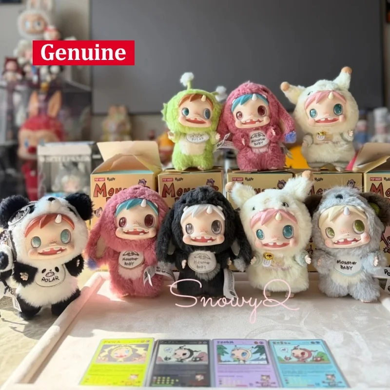 

Коллекционная серия POPMART POLAR Monster: загадочная коробка-сюрприз с виниловыми плюшевыми подвесками, милые игрушки, подарок на день рождения для девочки