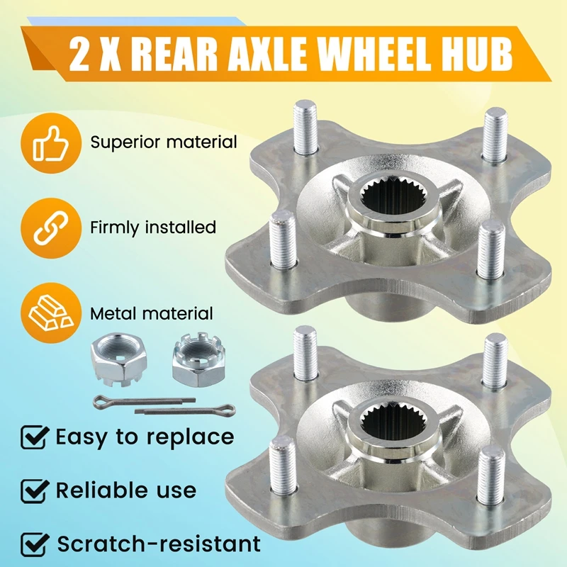 Hub roda AS belakang, untuk Honda Fourtrax 200 TRX200D 300 TRX300FW 2 buah