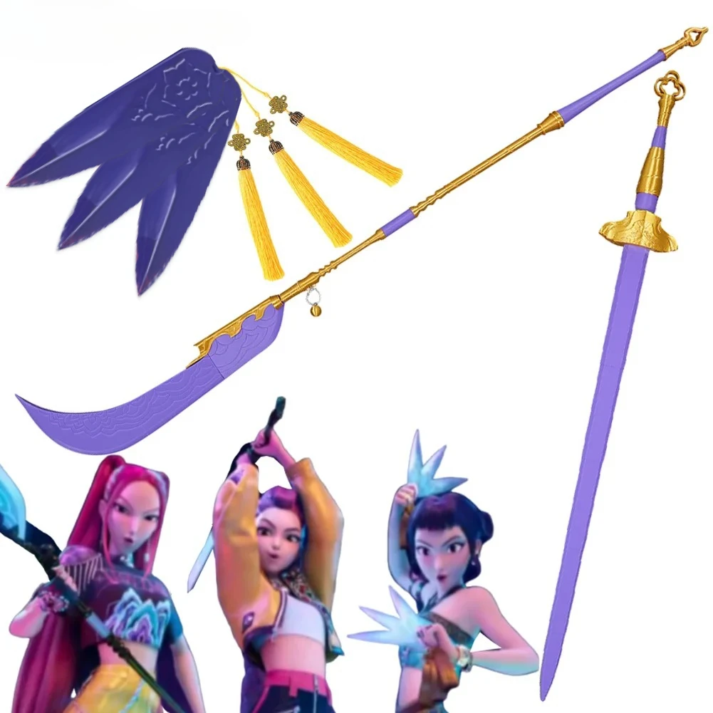 

Demon Hunter Of KPop Rumi Sword Zoey Dart Mira Blade Cosplay Weappons Accessories Women Halloween Carnival Party Props