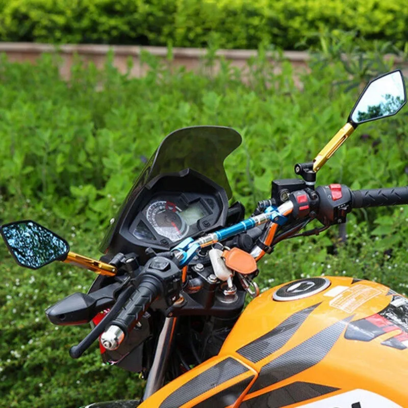 For YAMAHA MT07 For Honda For Ducati For Kawasaki Z750 Z900 Z800 Motorcycle CNC Aluminum Rear View Rearview Mirrors Side Mirror