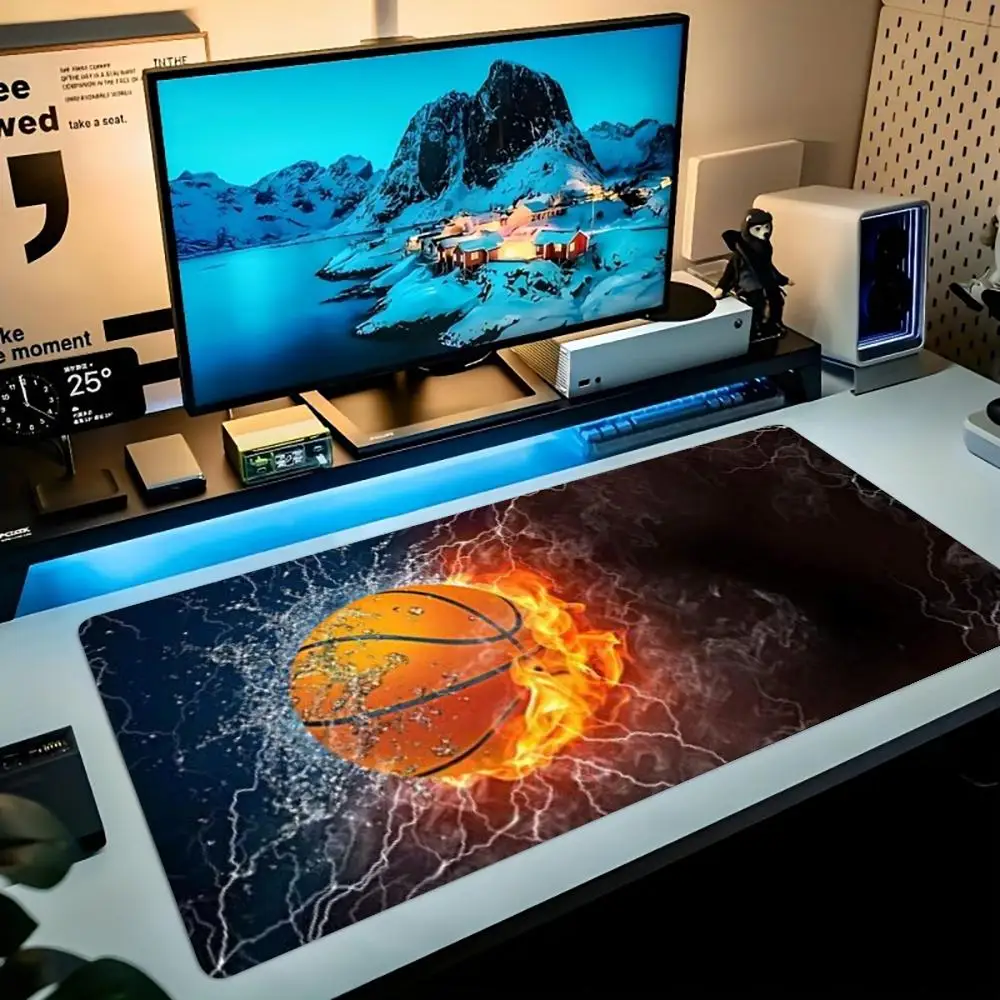 Sports Court extra Large XXL Full Desk Mouse Pad Keyboard Mat for E-sports Gaming Workstation Decor mouse pad