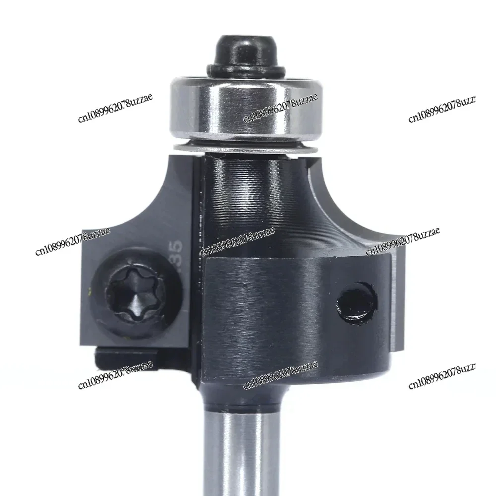 Replacement Insert Style Carbide Corner Round End Mills 1/4 Radius 1/4 Shank Ruter Bit Woodworking Milling Cuttters