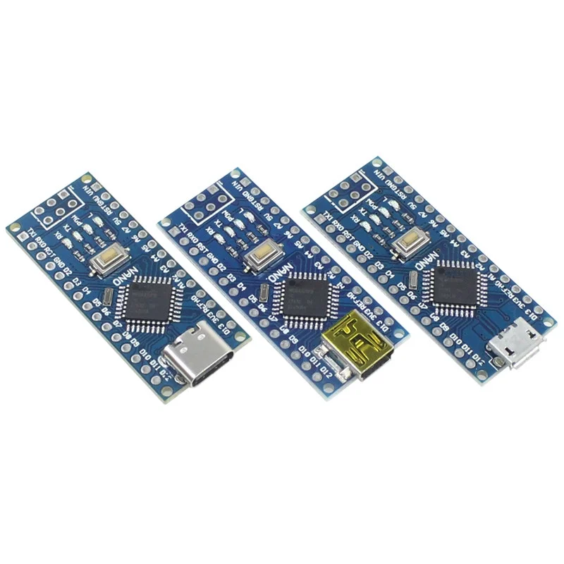 ATMEGA328P Development Board Compatible with Arduino Nano V3.0 Microcontroller Improved Version C Programming Mainboard