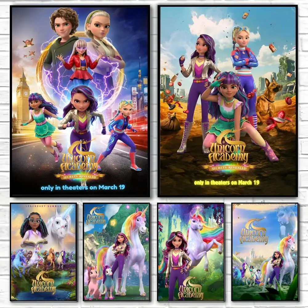 U-Unicorn Academy Poster Classic poster and wall art prints are suitable for living rooms, bedrooms,and home