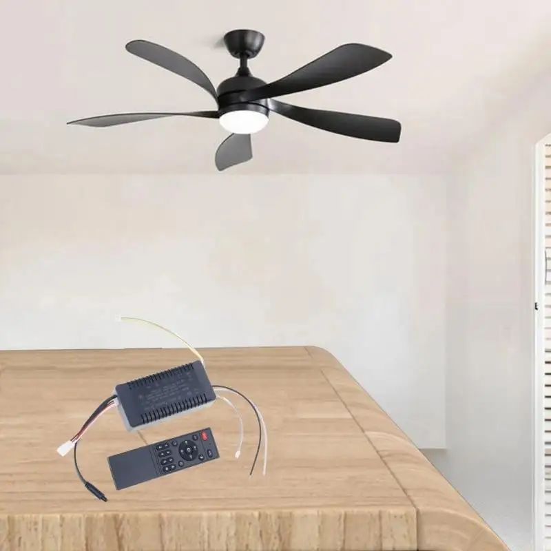 D0AB Room Fan Light Remote Manager 6 Modifiable Pace Reinitialize Function Ir Technology