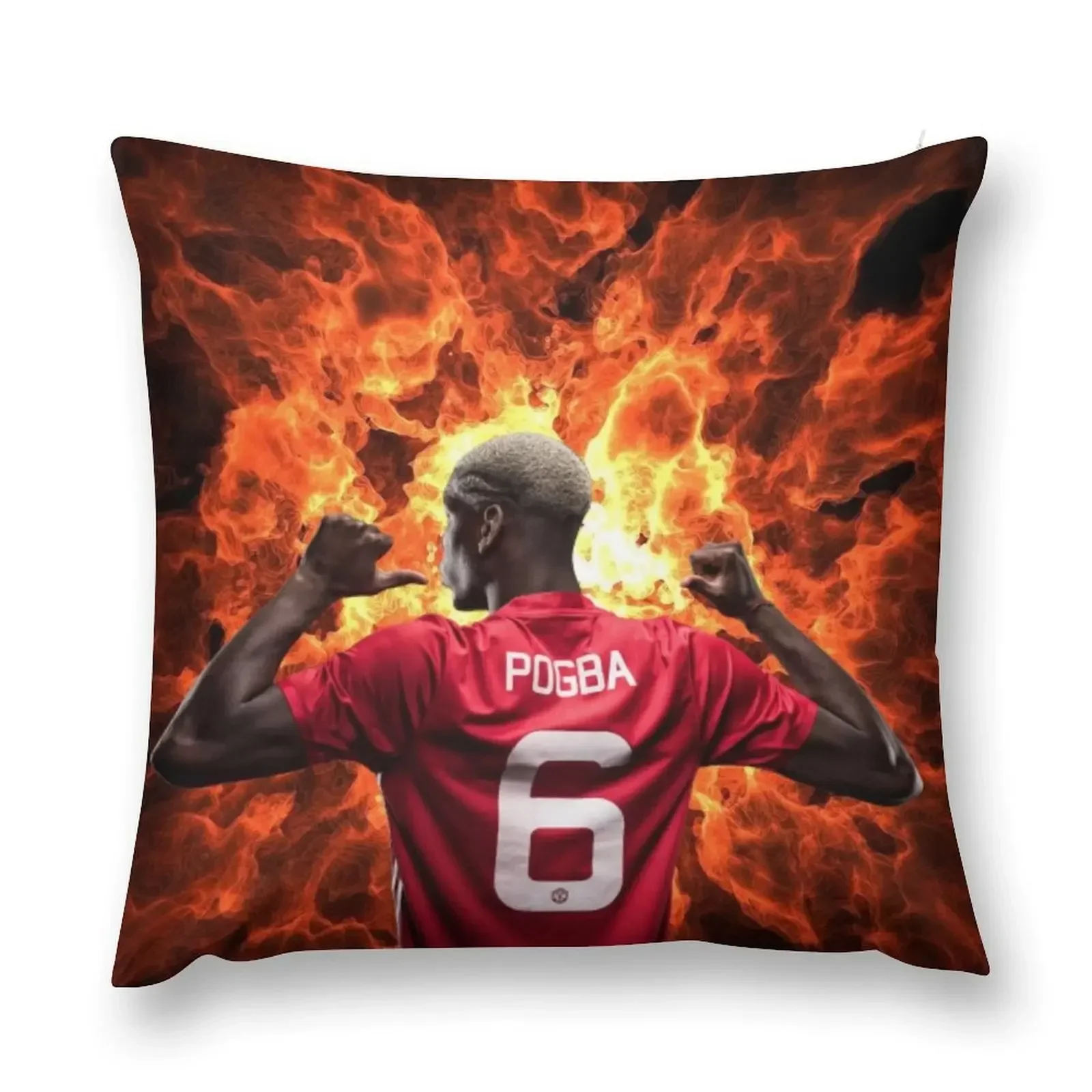 Paul Pogba Art декоративная подушка, декоративные подушки, наволочка, рождественская подушка на заказ, фото подушка