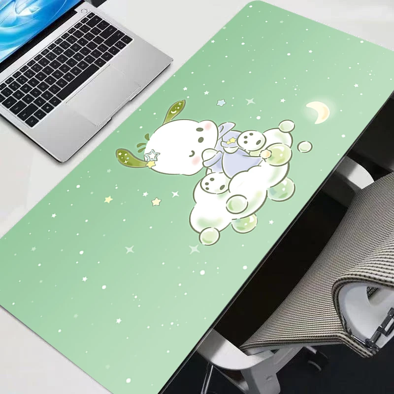 Tapis de souris Pochacco e-sports joueurs Anime Carpe PC Gamer ordinateur Mausepad Varmilo clavier accessoires de jeu tapis de bureau étendu