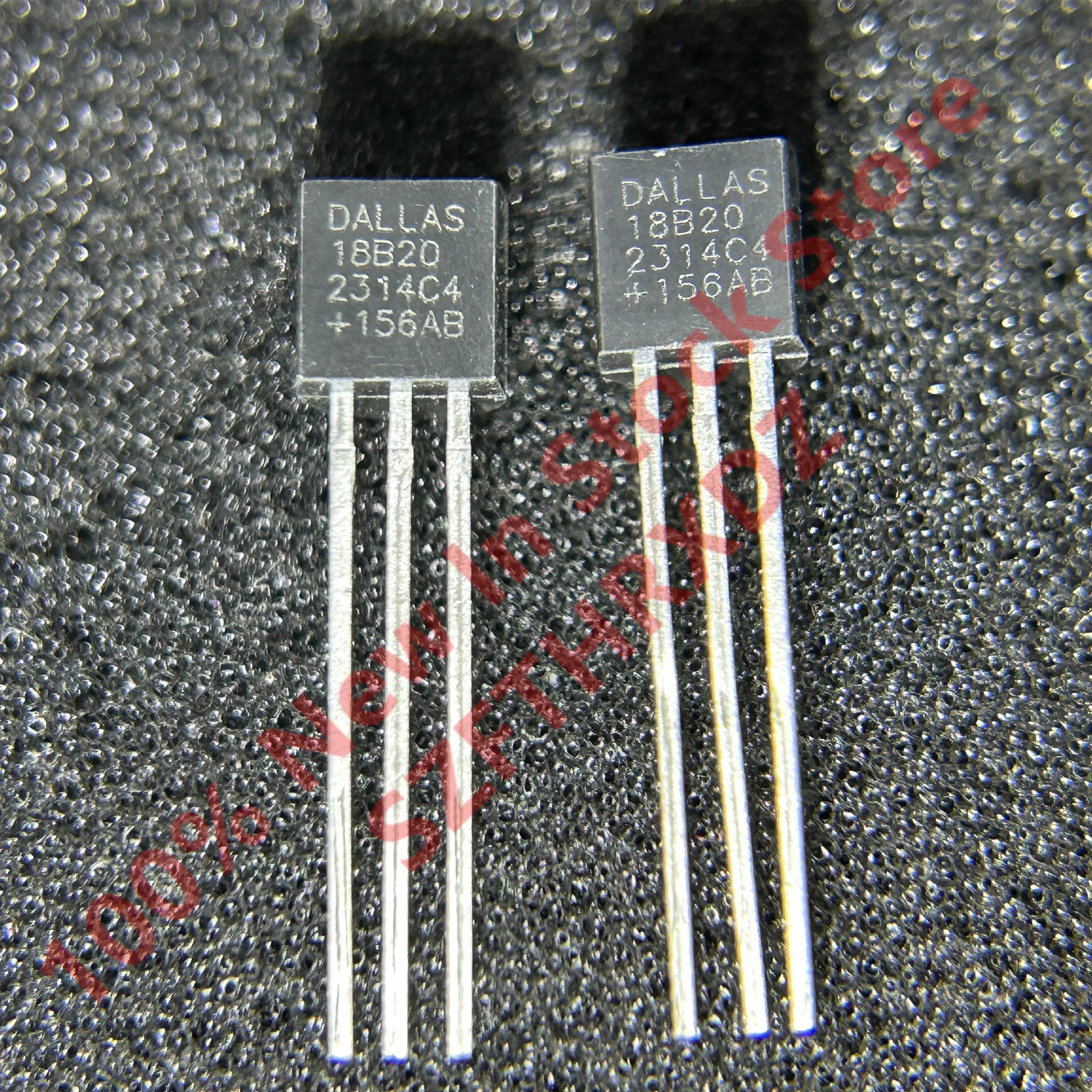 DS18B20 + TO-92 Sensor de temperatura, serie Digital (1 cable), 3 pines (10 piezas), ORIGINAL, 100% nuevo