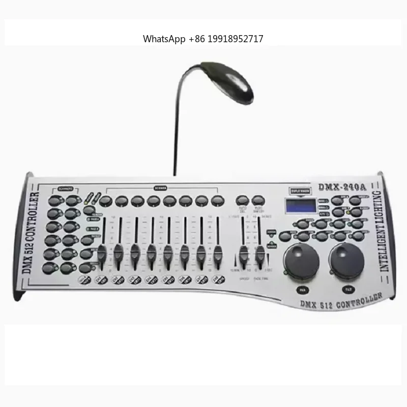 DMX Console The Stage Lighting Controller Wedding Control Station DC9-12V DMX Controller Performance Equipment 1PC