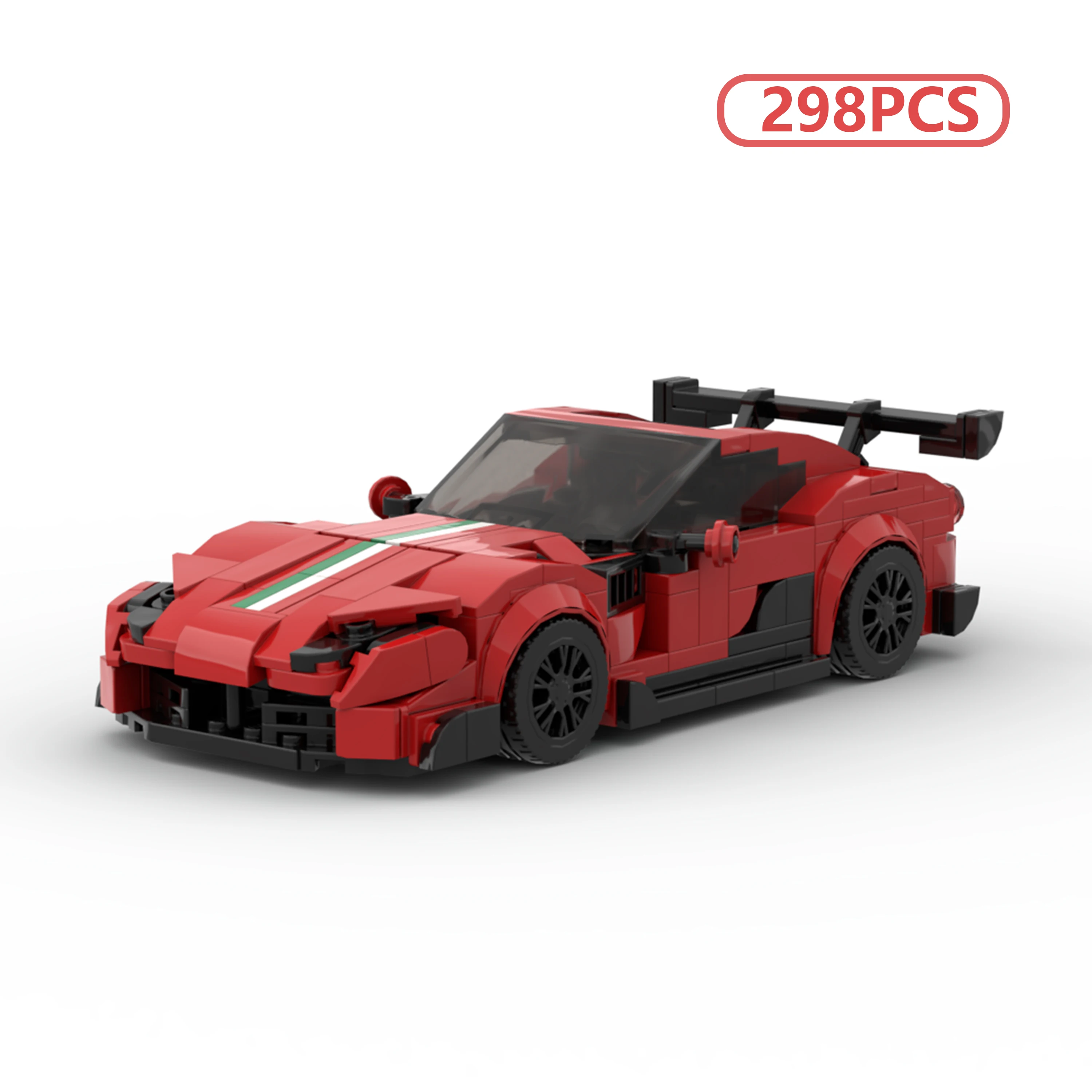 

Speed Series 8 Stud Supercar Building Blocks MOC Creative Racing Car Model Sports Vehicle Bricks Toys for Boys Kids Gift