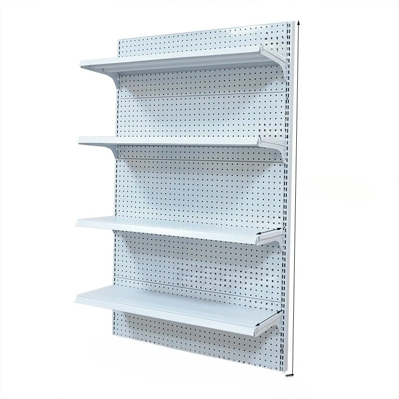 

2025Steel Garage Wall Mount Pegboard Metal Display Wall Peg Board Shelf With Storage Hook Organizer Kits