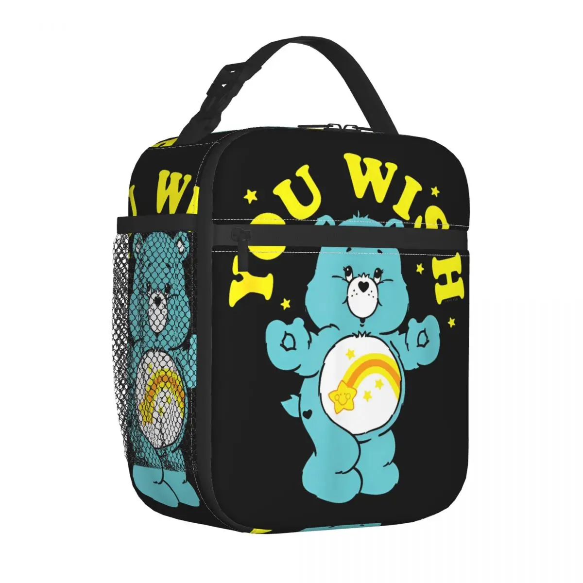 Care Bears You Wish Insulated Lunch Bag Portable Lunch Container Cooler Bag Tote Lunch Box Beach Outdoor Food Handbags