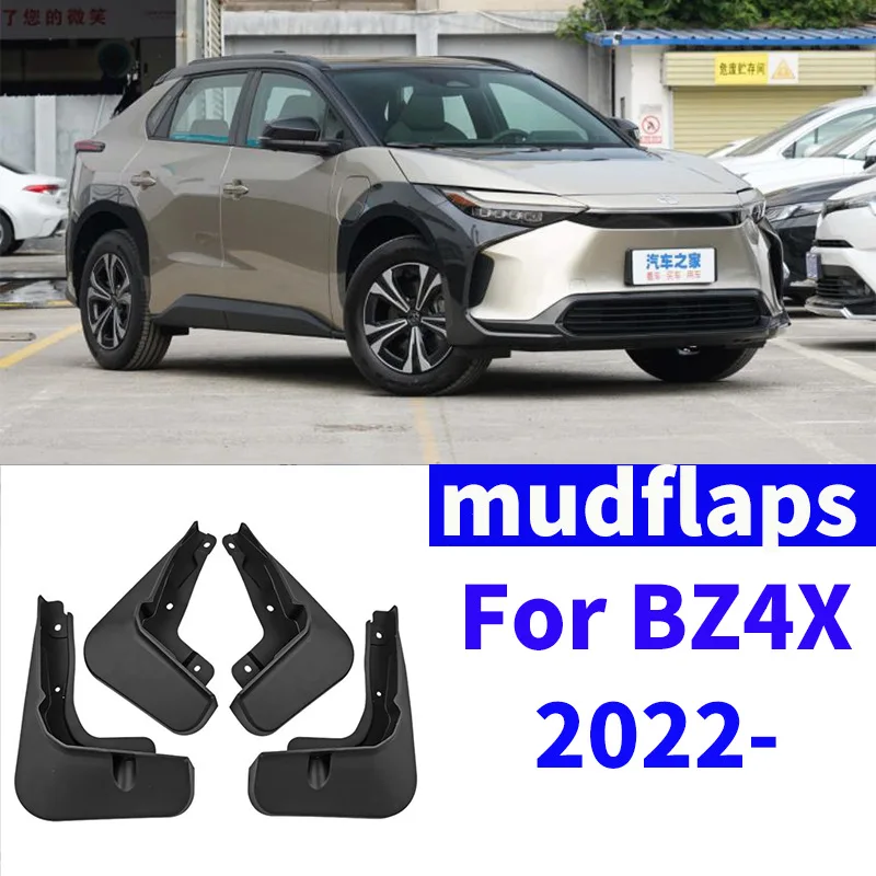 

4 шт./компл. брызговики для Toyota BZ4X 2022 2023 на брызговиках, брызговики, брызговики для шин, аксессуары для колес