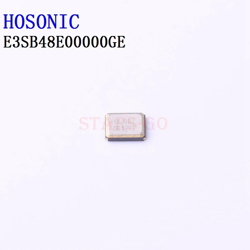 

10PCS/100PCS 48MHz 3225 4P SMD ±10ppm 12pF E3SB48E00000GE Crystals