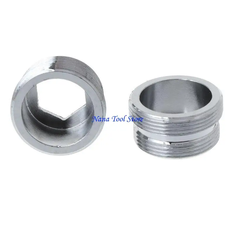 31GJ 2 Pcs Kitchen Sink Faucet Adapter M22 Inner M24 Outer Thread Aerator Adapter
