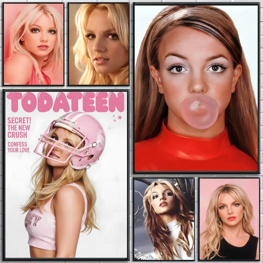 S-Britney Spears Poster Bedroom and living room posters, canvas paintings, wall art, home decoration