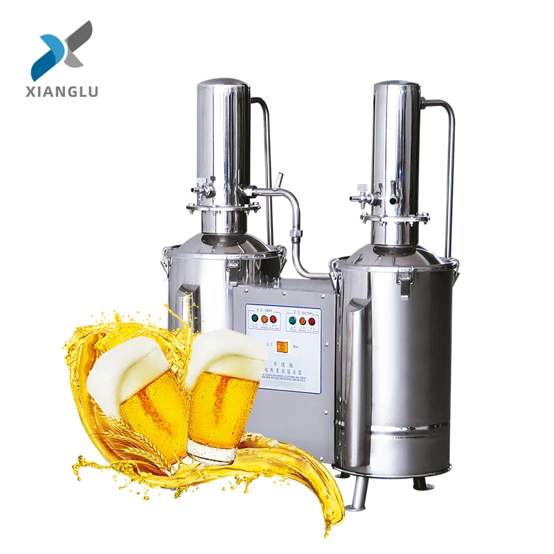 Double medical Distilled water making machine lab water distiller water distiller machine for home