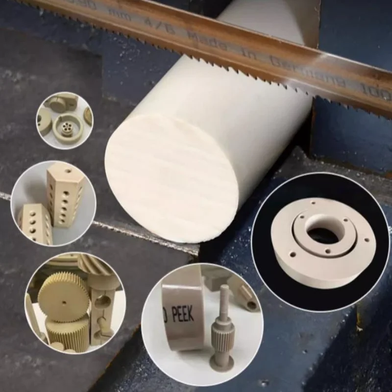 1pcs Dia 10-50mm PEEK Rod Polyetheretherketone Bar Stick Special Engineering Plastic Used in Energy Industry Chemical Industry