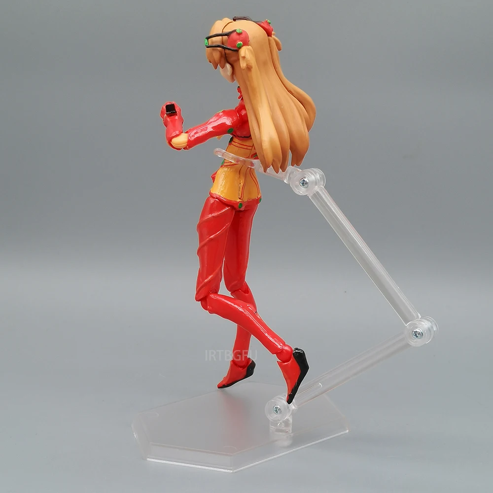 Figma 084 Asuka Langley Shikinami: Test Plugsuit ver.Evangelion: 2.0 You Can Anime PVC Action Figure Toy Game Figures Model Doll