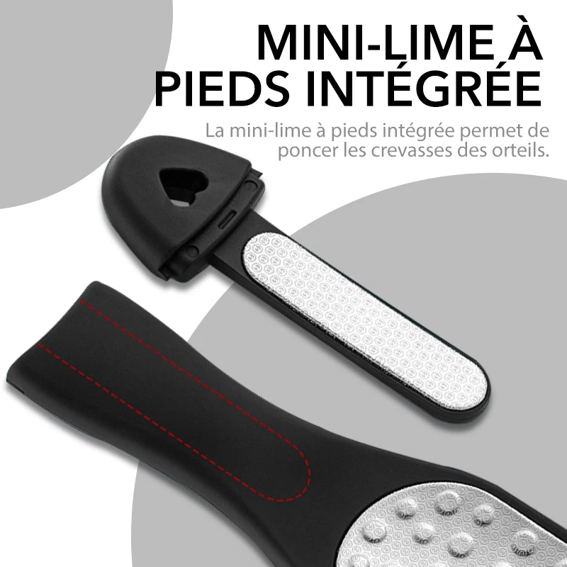 3in1プロフェッショナルペディキュアフットケアツール、かかと用ファイル、クリーニング用やすり、角質除去、死んだ皮膚除去、足用サンドペーパー