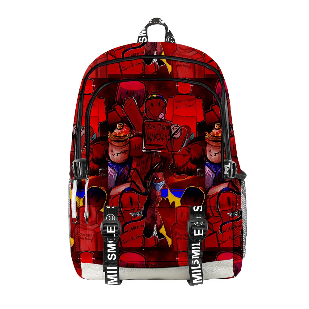 

Popular Youthful Novelty School Bags Unisex Gubby Plush Travel Bags 3D Print Oxford Waterproof Notebook multifunction Backpacks