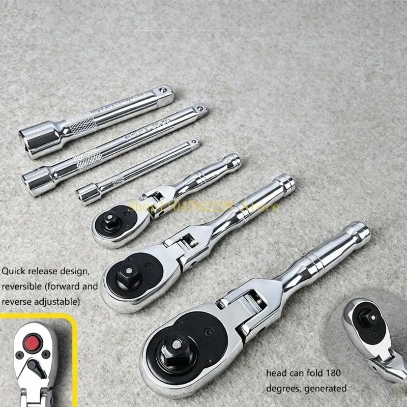 Swing Head Utility Tool Set with Three Square Ends for Manual Work best sale