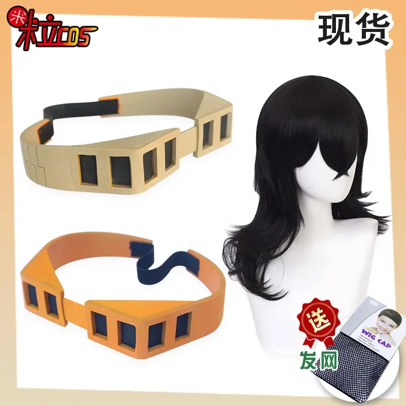 Academ Boku no Hero Akademia Aizawa Shouta wigs Cosplay Glasses Headwear Eraser Head Cosplay Goggles Halloween Props