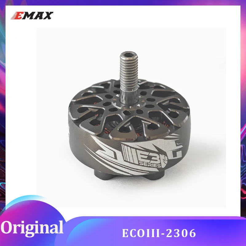 

EMAX ECO III Series 2306 3-6S 1700KV 1900KV 2400KV Бесщеточный двигатель для радиоуправляемых моделей Мультикоптер FPV DIY Гоночные детали
